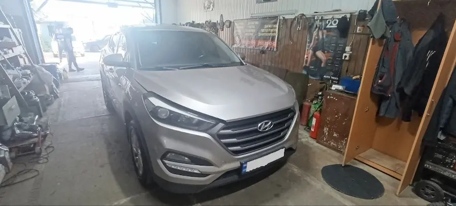 Встановлення ГБО на сучасний HYUNDAI TUCSON ЗАГАЛЬН ВИГЛЯД ПЕРЕД